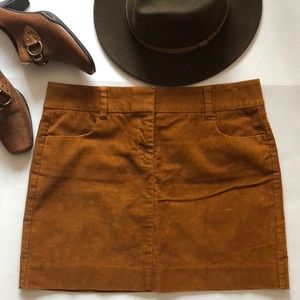 JCREW Corduroy Mini Skirt